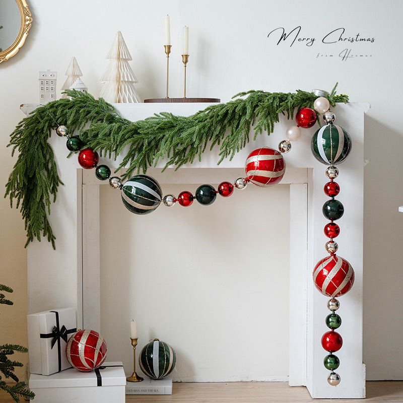 Christmas Decoration 15cm Painted Christmas Ball Christmas Tree Decoration Mall Window Display Large Ball Hanging Ornament