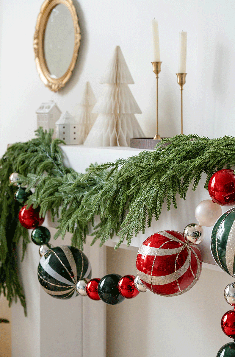 Christmas Decoration 15cm Painted Christmas Ball Christmas Tree Decoration Mall Window Display Large Ball Hanging Ornament