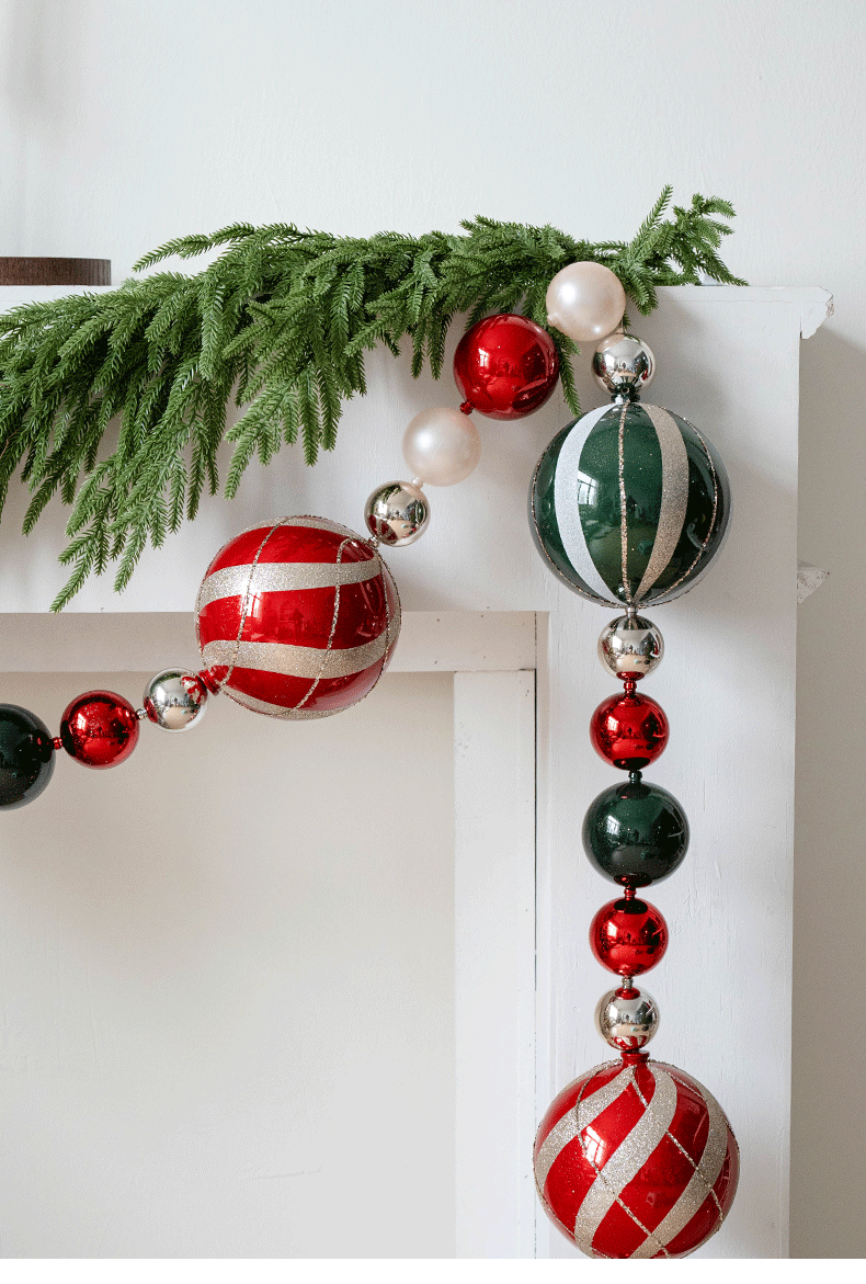 Christmas Decoration 15cm Painted Christmas Ball Christmas Tree Decoration Mall Window Display Large Ball Hanging Ornament