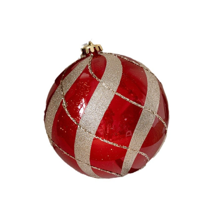 Christmas Decoration 15cm Painted Christmas Ball Christmas Tree Decoration Mall Window Display Large Ball Hanging Ornament