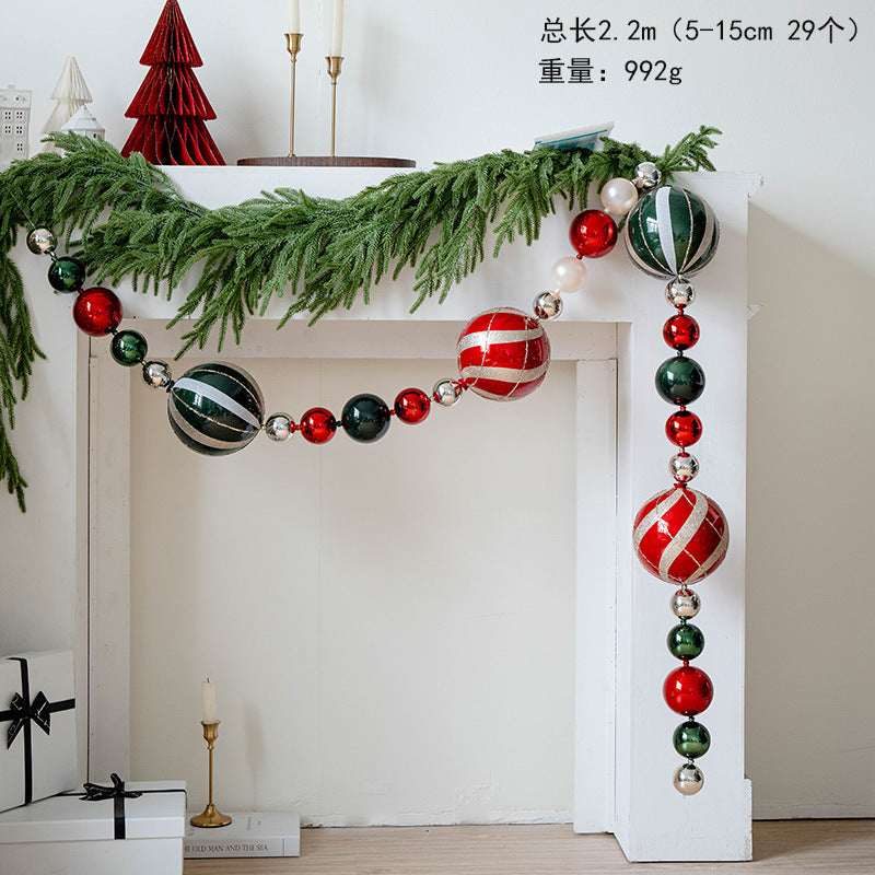 Christmas Decoration 15cm Painted Christmas Ball Christmas Tree Decoration Mall Window Display Large Ball Hanging Ornament